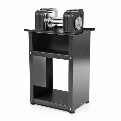 Quick-Lock Adjustable Dumbbell System - 75 lbs Dumbbells + Stand