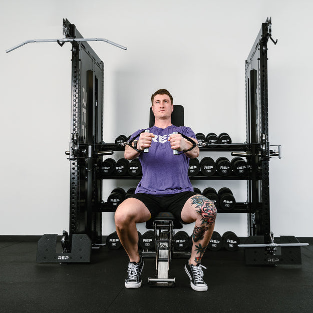 Adonis Dual Cable Tower with Storage