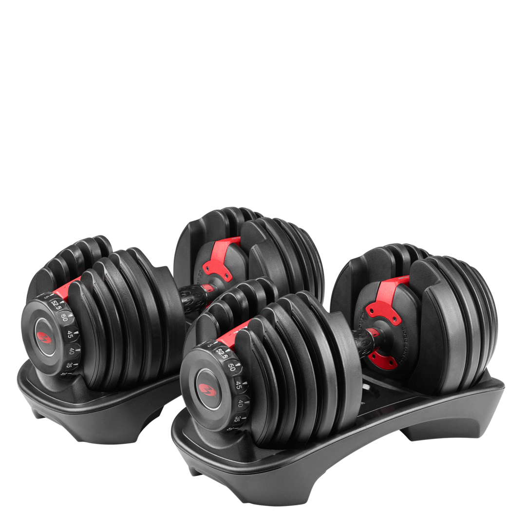 SelectTech 552 Adjustable Dumbbells + Stand