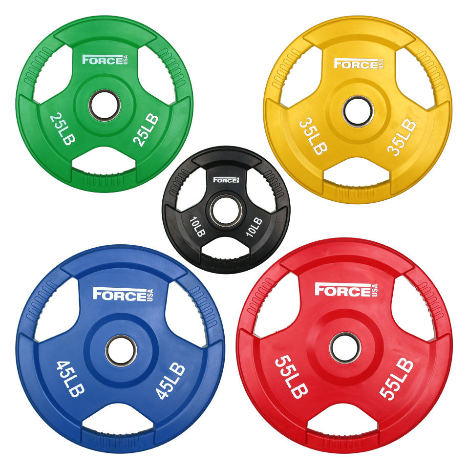 Coloured Rubber Olympic Plate Sets