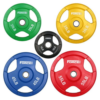Coloured Rubber Olympic Plate Sets