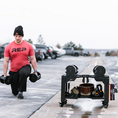 Dumbbell Storage Cart