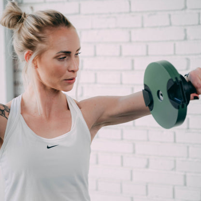 Adjustable Dumbbell Set + Elite FID 2.0 Bench Bundle