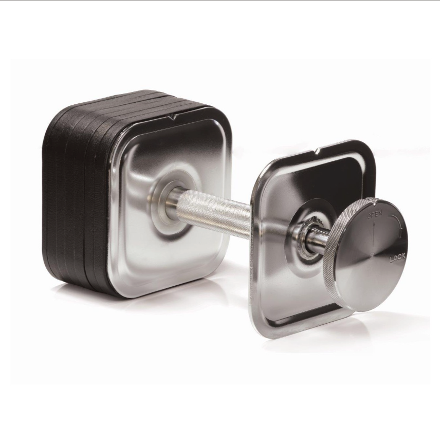 Quick-Lock Adjustable Dumbbell System - 75 lbs