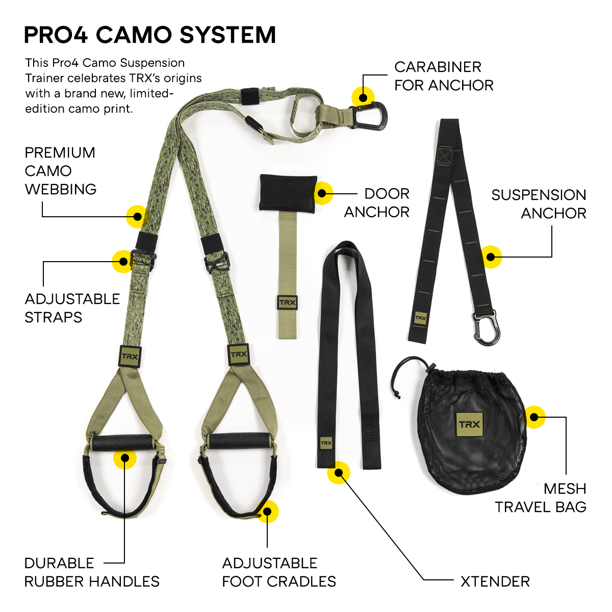 PRO4 Camo Suspension Trainer