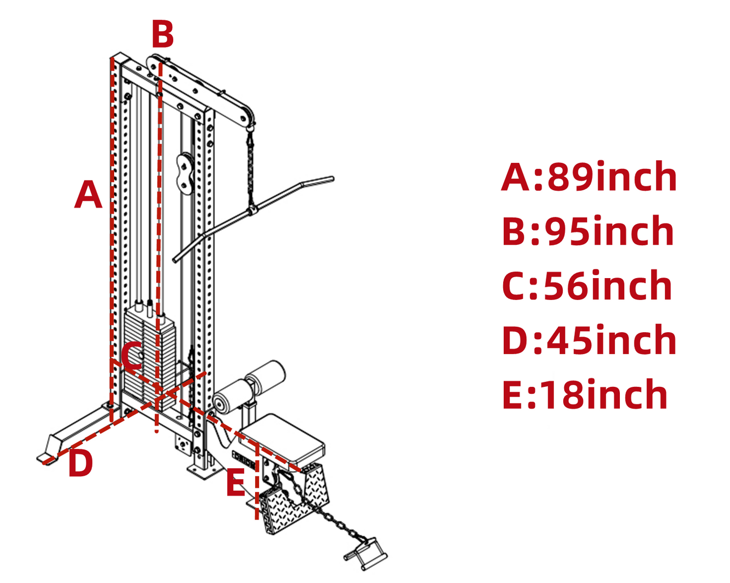 Zenith Commercial  Lat Pulldown + Low Row