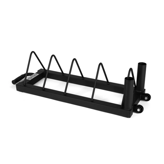 Bumper Plate Rack + Bar Holder