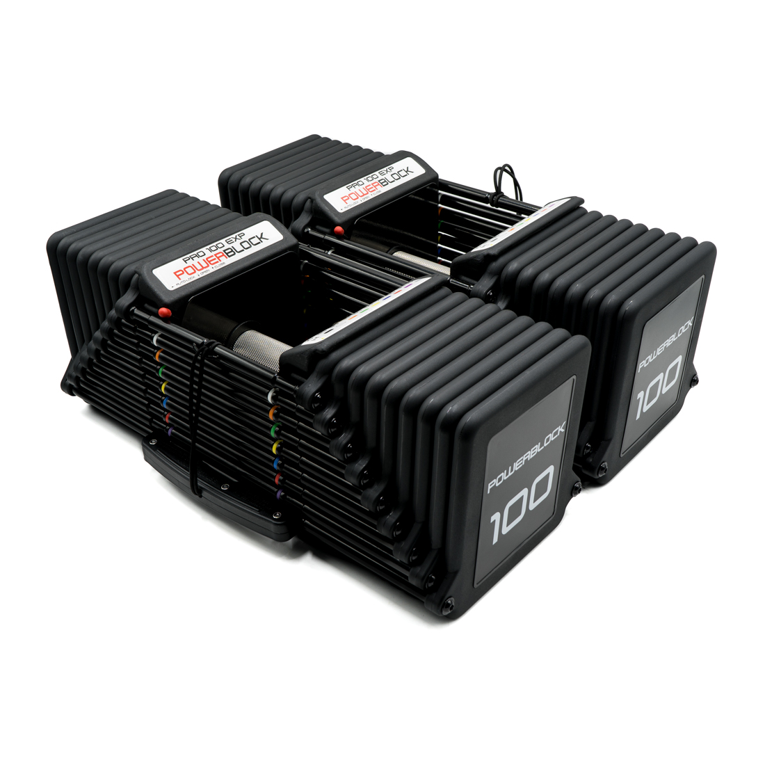 Knurled Grip Pro 100 EXP Dumbbell Set