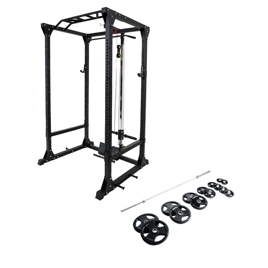 Zenith Power Rack + Plate Set Bundle