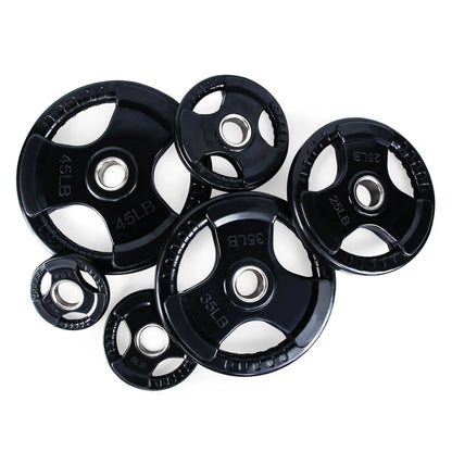 Rubber Grip Olympic Plates
