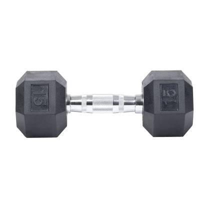 Rubber Hex Dumbbells