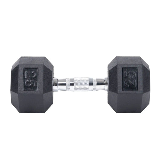 Rubber Hex Dumbbells