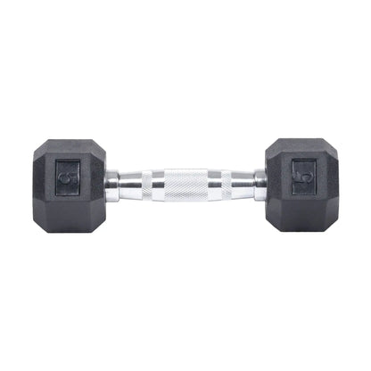 Rubber Hex Dumbbells