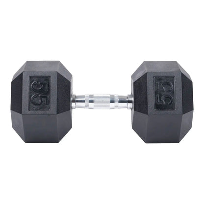 Rubber Hex Dumbbells