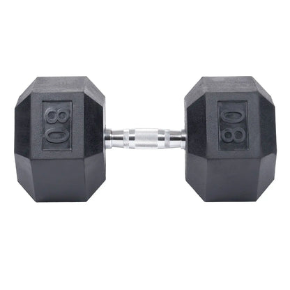 Rubber Hex Dumbbells