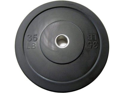 Rubber HD Olympic Bumper Plate + Bar Set